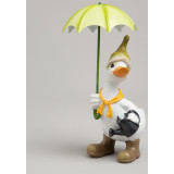 Статуэтка "УТКА ПОД ЗОНТИКОМ" 10,5х12х20 см LEFARD 121-160