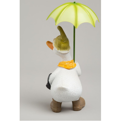 Статуэтка "УТКА ПОД ЗОНТИКОМ" 10,5х12х20 см LEFARD 121-160-3