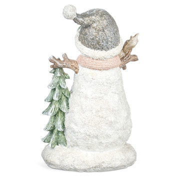 Статуэтка "СНЕГОВИК" с led-подсветкой 14,5х11,5х22,7 см LEFARD 121-166-2
