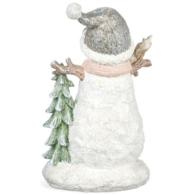 Статуэтка "СНЕГОВИК" с led-подсветкой 14,5х11,5х22,7 см LEFARD 121-166-2