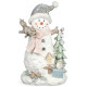Статуэтка "СНЕГОВИК" с led-подсветкой 14,5х11,5х22,7 см LEFARD 121-166
