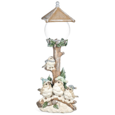 Статуэтка "ПТИЧКИ" с led-подсветкой 17х14х41 см LEFARD 121-167