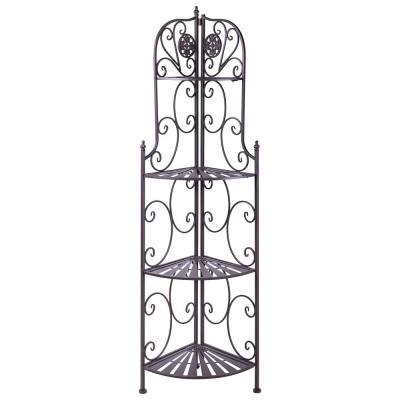 Этажерка угловая 49*34*159 см LEFARD 123-275
