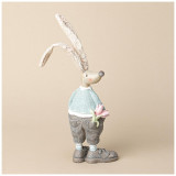 Фигурка декоративная кролик 8.5x7x28 см LEFARD 125-302