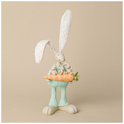 Фигурка декоративная кролик 11x8x29.5см LEFARD 125-304