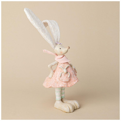 Фигурка декоративная кролик 10x10x29.5см LEFARD 125-305-2
