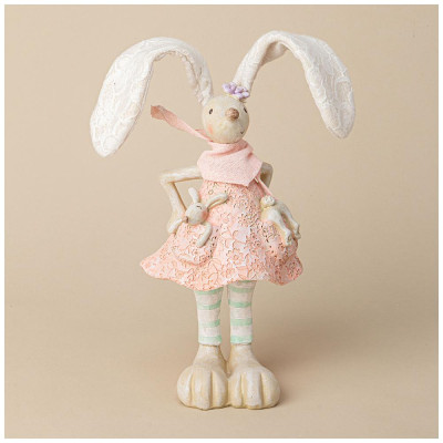 Фигурка декоративная кролик 10x10x29.5см LEFARD 125-305