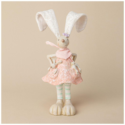 Фигурка декоративная кролик 10x10x29.5см LEFARD 125-305-4