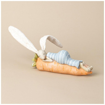 Фигурка декоративная кролик 19.5x4.5x16.5 см LEFARD 125-306-4