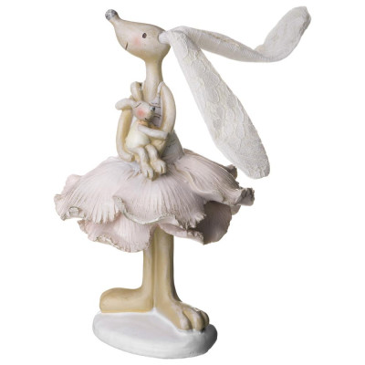 Фигурка декоративная кролик 11,5*11,5*26,5 см LEFARD 125-312-1