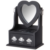 Шкатулка для украшений с зеркалом 18*11*29,5 см LEFARD 129-522