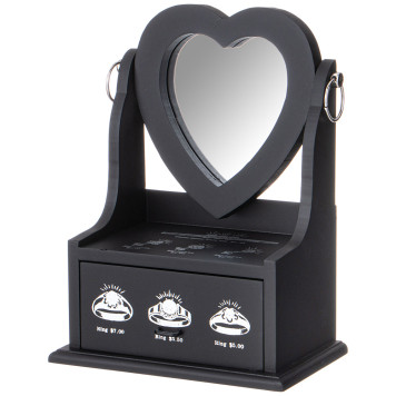 Шкатулка для украшений с зеркалом 18*11*29,5 см LEFARD 129-522