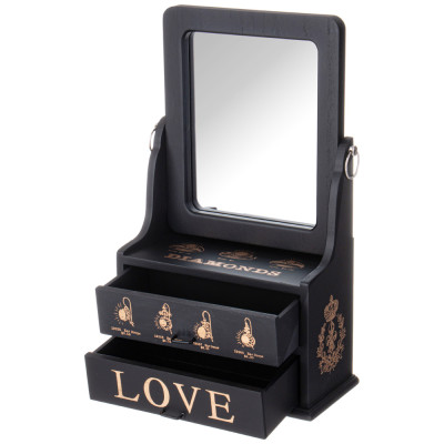 Шкатулка для украшений с зеркалом 24*11*31 см LEFARD 129-524-1