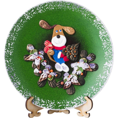 Тарелка декоративная диаметр=20 см. без упаковки (кор=12шт LEFARD 135-5058