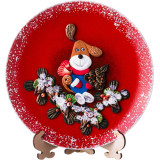 Тарелка декоративная диаметр=20 см. без упаковки (кор=12шт LEFARD 135-5250