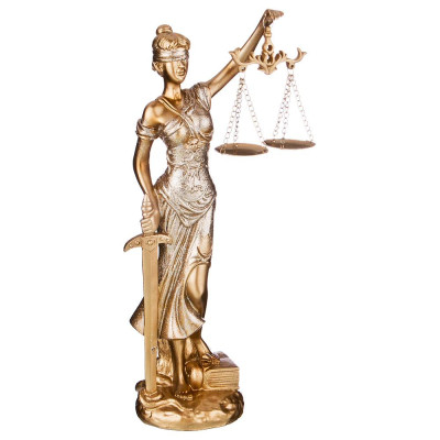 Фигурка " ФЕМИДА" 12*8*32 см. серия " МАХАРАДЖИ" (кор=8шт.) LEFARD 146-1102