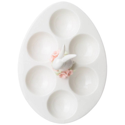 Подставка под яйца "ВЕСЕННИЙ КРОЛИК" 20*15*11 см. (кор=12шт.) LEFARD 146-1651-1