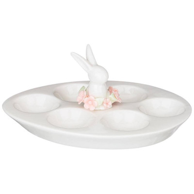 Подставка под яйца "ВЕСЕННИЙ КРОЛИК" 20*15*11 см. (кор=12шт.) LEFARD 146-1651