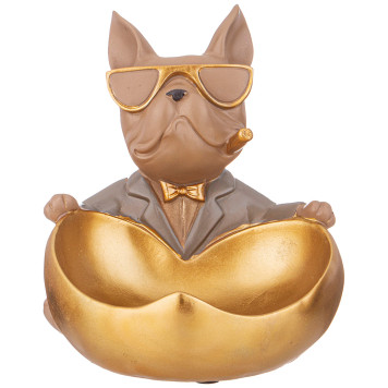 Подставка декоративная для мелочей "СОБАКА" 18,5х21х20см LEFARD 146-1734