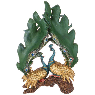 Фигурка декоративная "ПАВЛИНЫ" 24х11х34см LEFARD 146-1739-1