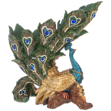 Подставка декоративная под бутылку "ПАВЛИН" 26х12х26,5см LEFARD 146-1740-2