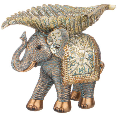 Фигурка декоративная "СЛОН" 29,5х12,5х23см LEFARD 146-1742-1