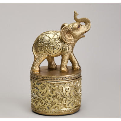 Фигурка декоративная "СЛОН" 11х9,5х18см LEFARD 146-1751-3