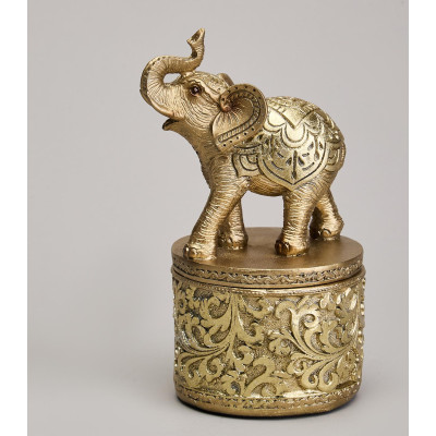 Фигурка декоративная "СЛОН" 11х9,5х18см LEFARD 146-1751