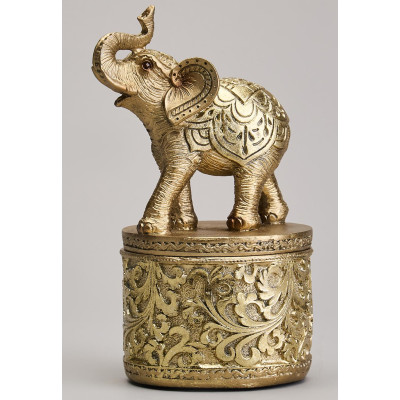 Фигурка декоративная "СЛОН" 11х9,5х18см LEFARD 146-1751-7