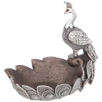 Подставка декоративная для мелочей "ПАВЛИН" 22,2*16,2*19,8 см LEFARD 146-1757-1