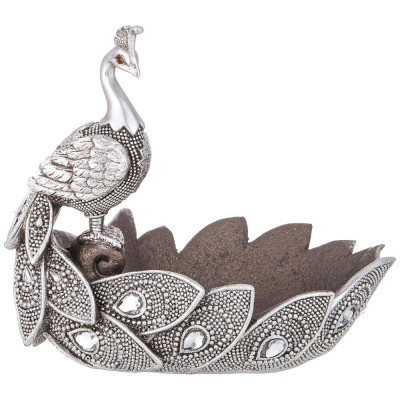 Подставка декоративная для мелочей "ПАВЛИН" 22,2*16,2*19,8 см LEFARD 146-1757