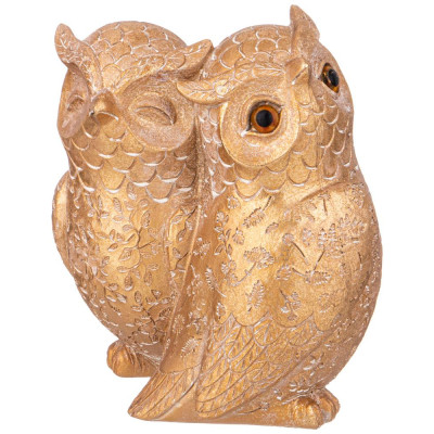 Фигурка декоративная "СОВЫ" 13,2*11*15,5 см LEFARD 146-1806-1