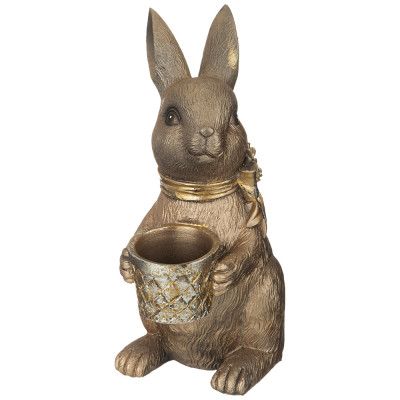 Фигурка декоративная "ЗАЙЧОНОК" 18,5*11,3*25,3 см LEFARD 146-1820