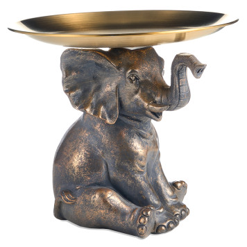 Подставка декоративная для мелочей "СЛОН" 20*20*18 см LEFARD 146-1823