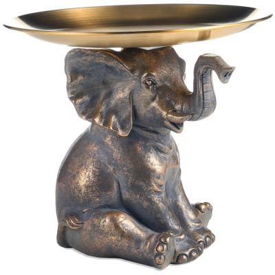 Подставка декоративная для мелочей "СЛОН" 20*20*18 см LEFARD 146-1823
