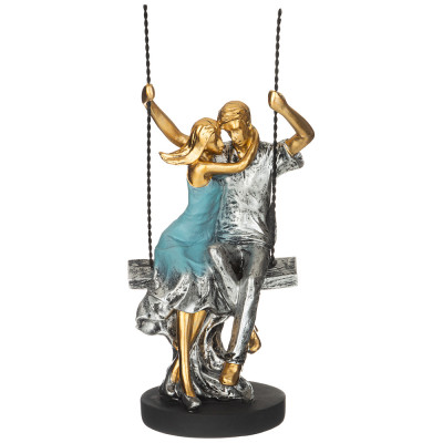 Фигурка декоративная " ВЛЮБЛЕННЫЕ" 14,8х12х29,5см LEFARD 146-1845