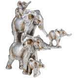 Фигурка декоративная "СЕМЬЯ СЛОНОВ" 22,8х7,2х21,3см LEFARD 146-1859