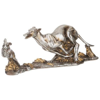 Фигурка декоративная "ОХОТА НА ЗАЙЦА" 35х8,5х11,6см LEFARD 146-1860-1