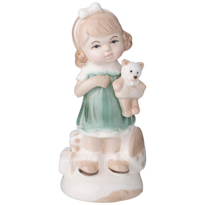Фигурка "ДЕВОЧКА С МИШКОЙ", 5,6*5*12,5см LEFARD 146-1957