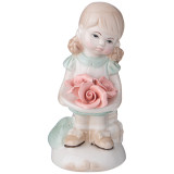 Фигурка "ДЕВОЧКА С РОЗАМИ", 5,6*5*12,5см LEFARD 146-1958