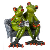 Фигурка декоративная "ЛЯГУШКИ" 13,2х12,8х12,5 см LEFARD 146-2000