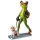 Фигурка декоративная "ЛЯГУШКА" 12,2,х5,2х16,7 см LEFARD 146-2001