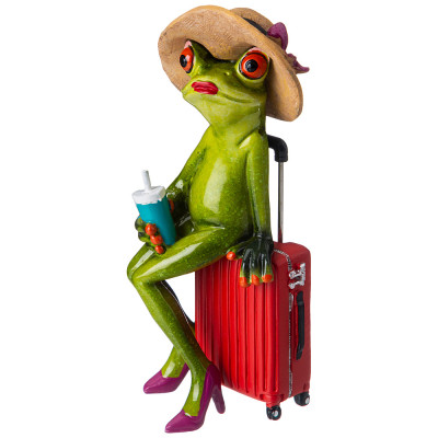 Фигурка декоративная "ЛЯГУШКА" 7,5х6х17,7 см LEFARD 146-2004