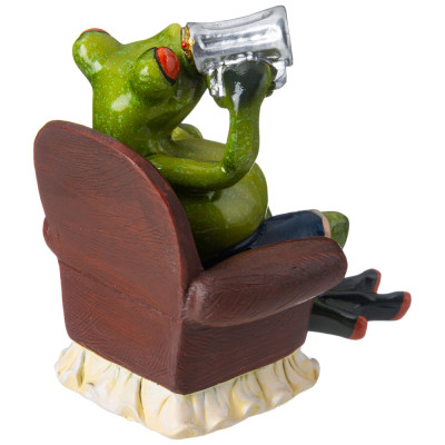 Фигурка декоративная "ЛЯГУШКА" 15,5х7х10,8 см LEFARD 146-2005-1