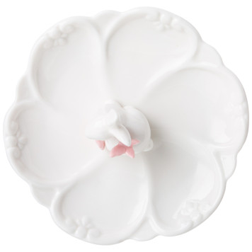 Подставка декоративная для мелочей "ЗАЙЧИК" 15х15х7,5 см LEFARD 146-2011-1