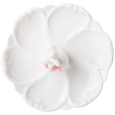 Подставка декоративная для мелочей "ЗАЙЧИК" 15х15х7,5 см LEFARD 146-2011-1