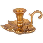 Подсвечник декоративный "ЛИСТ" 15х11х7 см LEFARD 146-2069