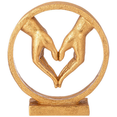 Фигурка декоративная "СЕРДЦЕ ИЗ РУК" 20х6,5х22 см LEFARD 146-2070