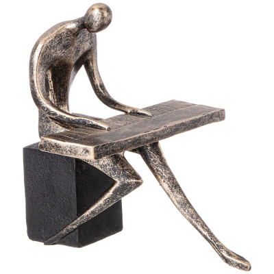 Фигурка декоративная "АБСТРАКЦИЯ. ПИАНИСТ" 18х16х18 см LEFARD 146-2086