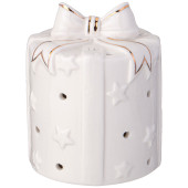 Фигурка "ПОДАРОК" с led-подсветкой 7,7*7,7*9,6 см LEFARD 146-2129